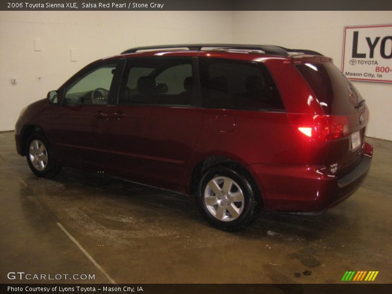 Salsa Red Pearl / Stone Gray 2006 Toyota Sienna XLE