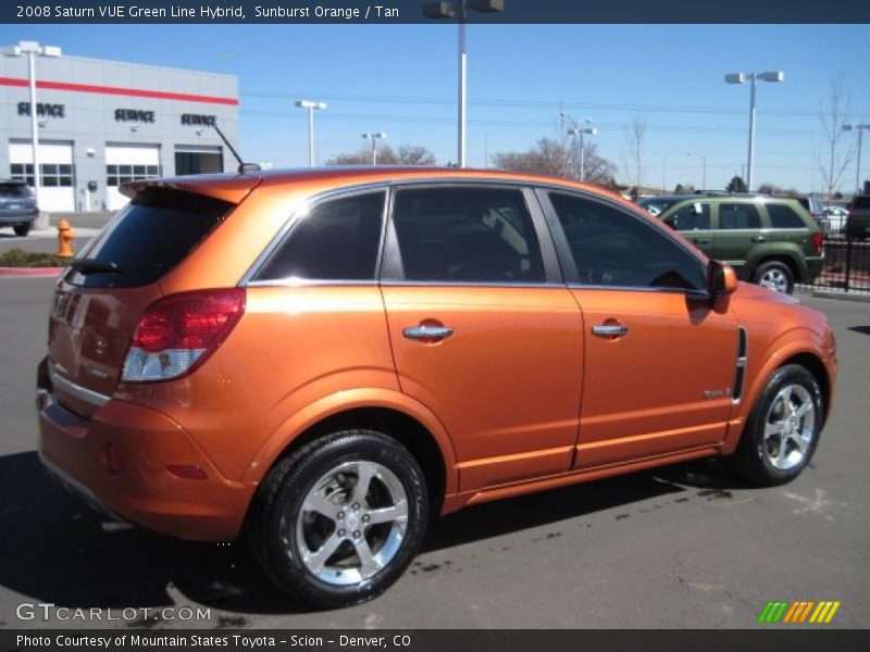 Sunburst Orange / Tan 2008 Saturn VUE Green Line Hybrid