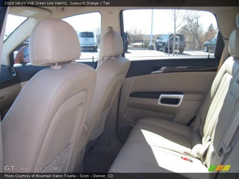 Sunburst Orange / Tan 2008 Saturn VUE Green Line Hybrid