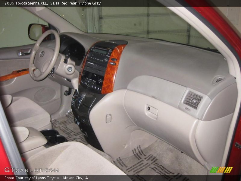 Salsa Red Pearl / Stone Gray 2006 Toyota Sienna XLE
