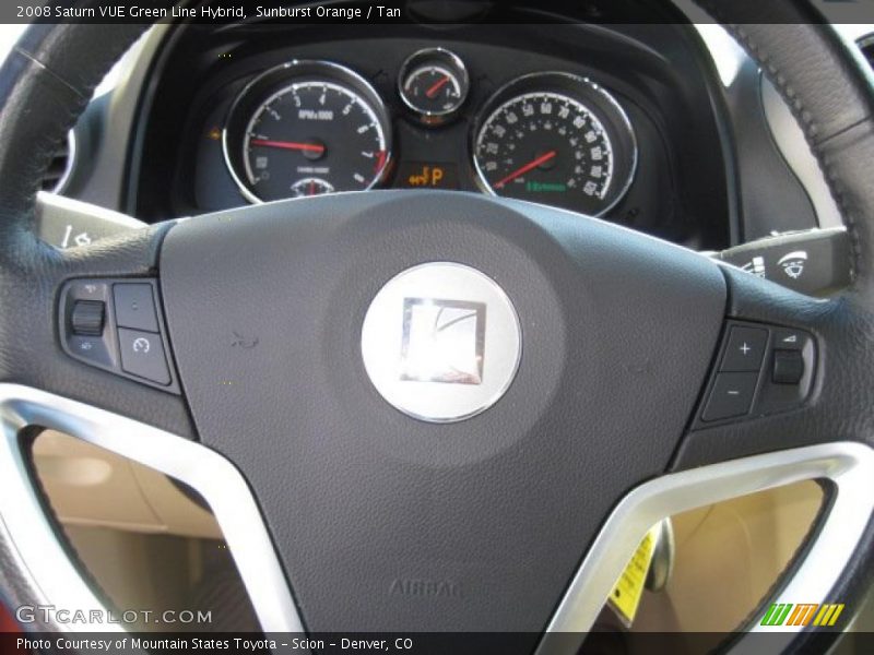 Sunburst Orange / Tan 2008 Saturn VUE Green Line Hybrid