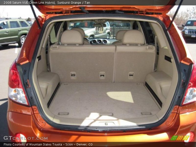 Sunburst Orange / Tan 2008 Saturn VUE Green Line Hybrid