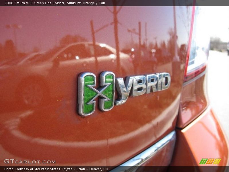 Sunburst Orange / Tan 2008 Saturn VUE Green Line Hybrid