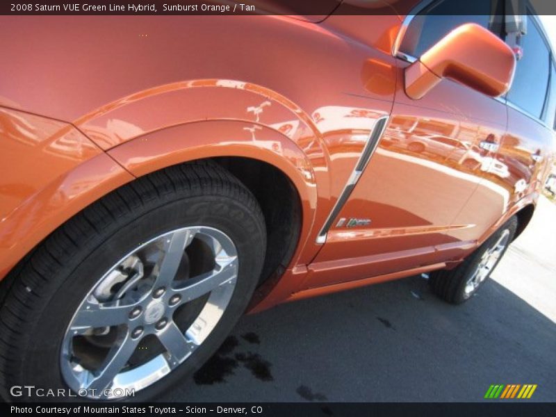 Sunburst Orange / Tan 2008 Saturn VUE Green Line Hybrid