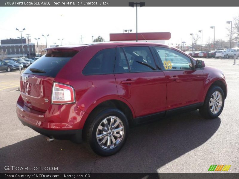 Redfire Metallic / Charcoal Black 2009 Ford Edge SEL AWD