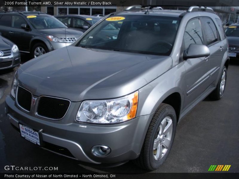 Silver Alloy Metallic / Ebony Black 2006 Pontiac Torrent AWD