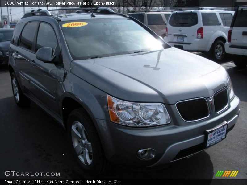 Silver Alloy Metallic / Ebony Black 2006 Pontiac Torrent AWD