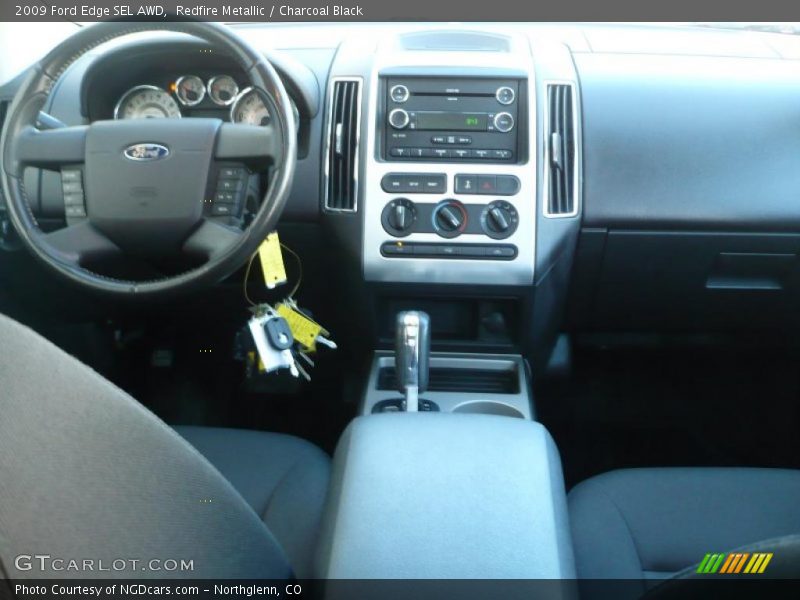 Redfire Metallic / Charcoal Black 2009 Ford Edge SEL AWD