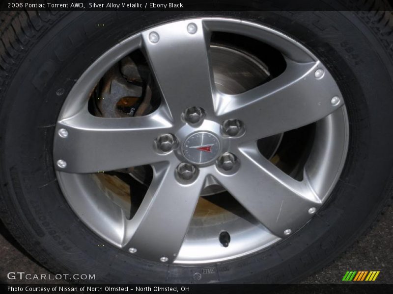 Silver Alloy Metallic / Ebony Black 2006 Pontiac Torrent AWD