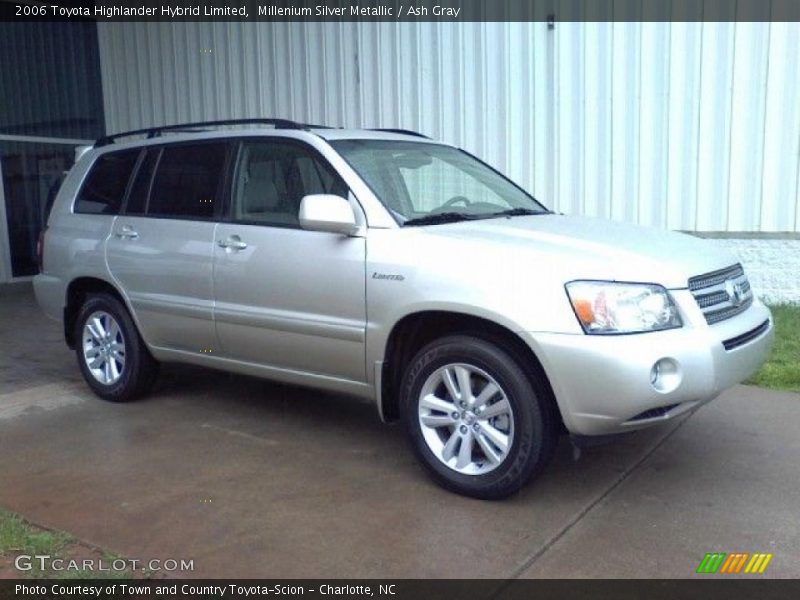 Millenium Silver Metallic / Ash Gray 2006 Toyota Highlander Hybrid Limited