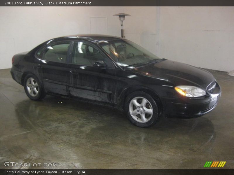 Black / Medium Parchment 2001 Ford Taurus SES