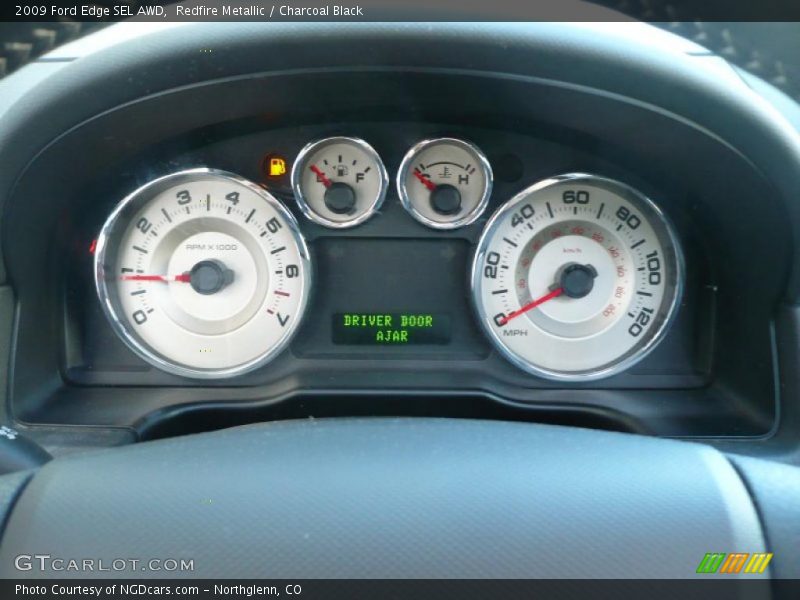 Redfire Metallic / Charcoal Black 2009 Ford Edge SEL AWD