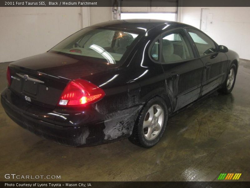 Black / Medium Parchment 2001 Ford Taurus SES