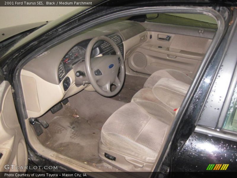 Black / Medium Parchment 2001 Ford Taurus SES