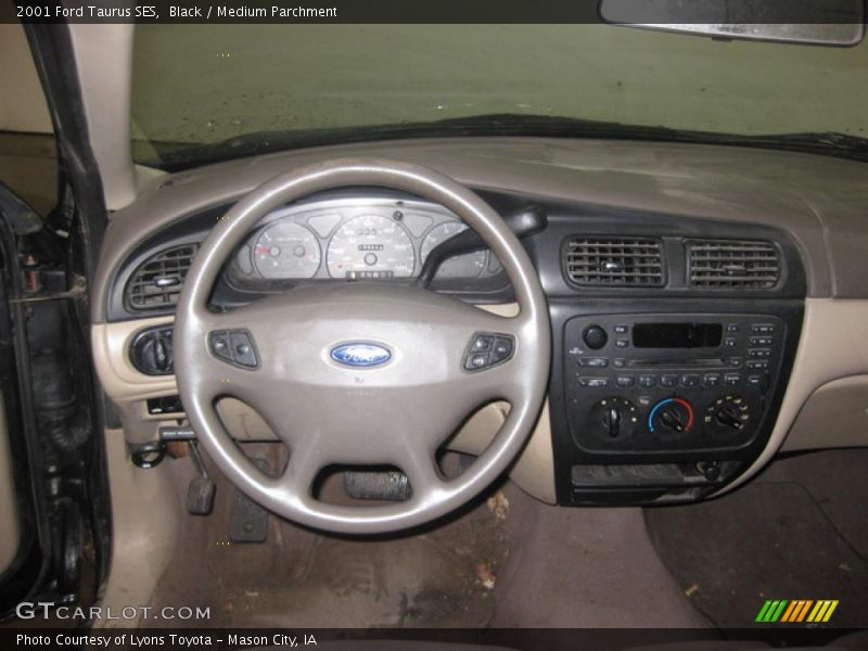 Black / Medium Parchment 2001 Ford Taurus SES