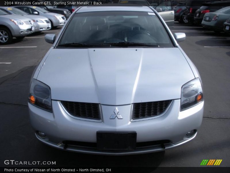 Sterling Silver Metallic / Black 2004 Mitsubishi Galant GTS