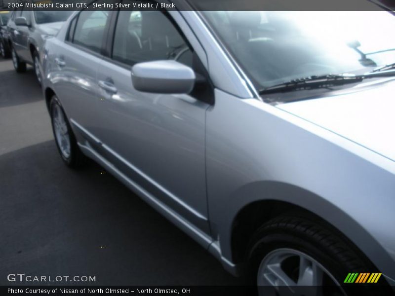 Sterling Silver Metallic / Black 2004 Mitsubishi Galant GTS