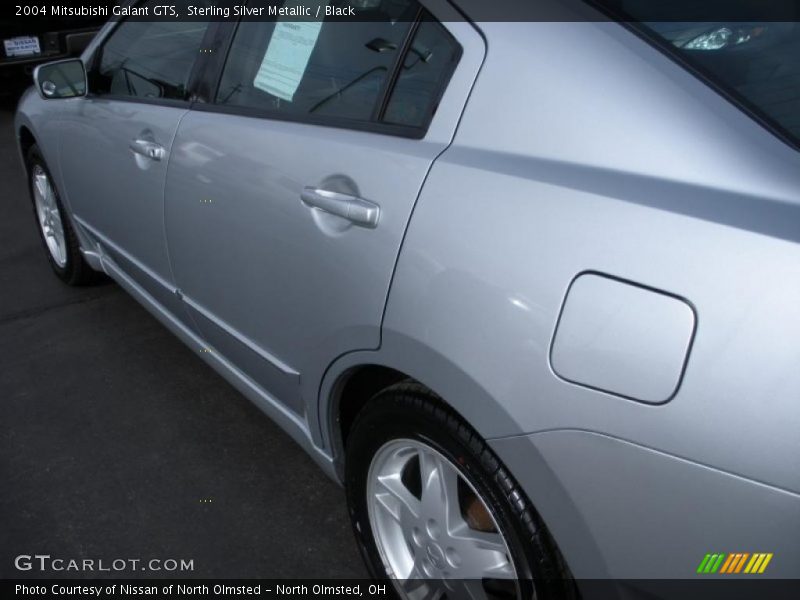 Sterling Silver Metallic / Black 2004 Mitsubishi Galant GTS