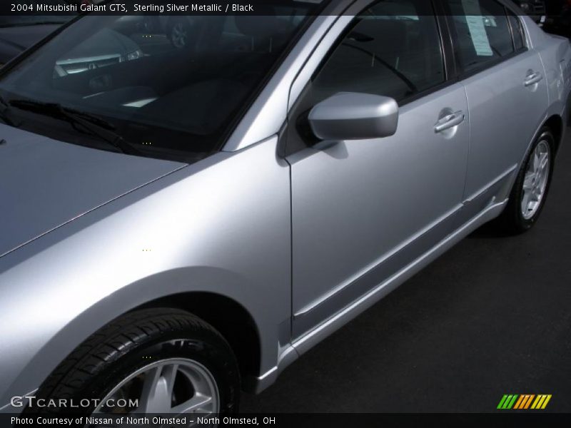 Sterling Silver Metallic / Black 2004 Mitsubishi Galant GTS