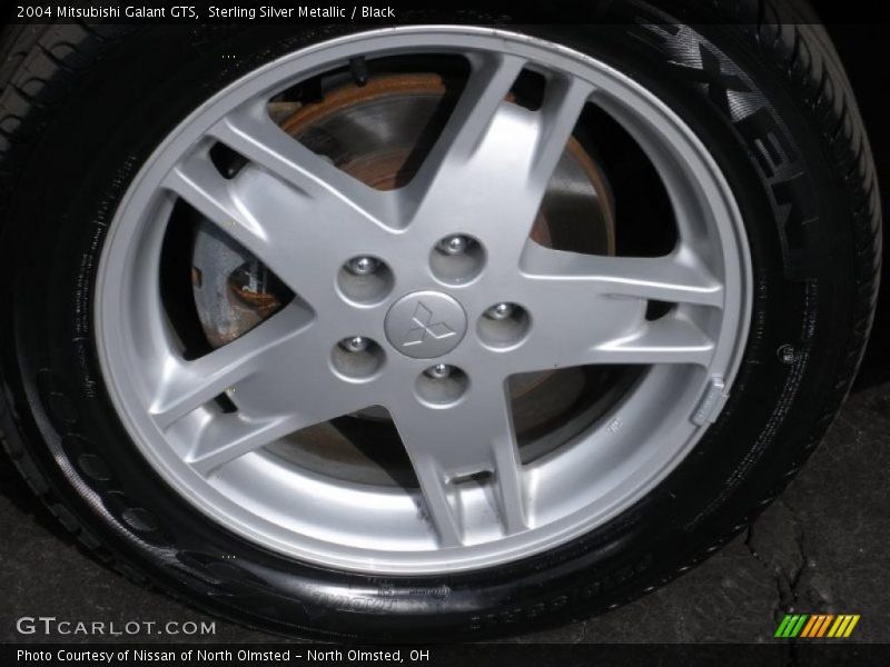 Sterling Silver Metallic / Black 2004 Mitsubishi Galant GTS