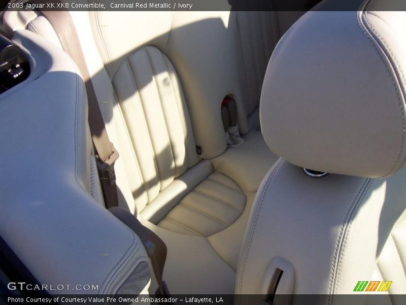 Carnival Red Metallic / Ivory 2003 Jaguar XK XK8 Convertible