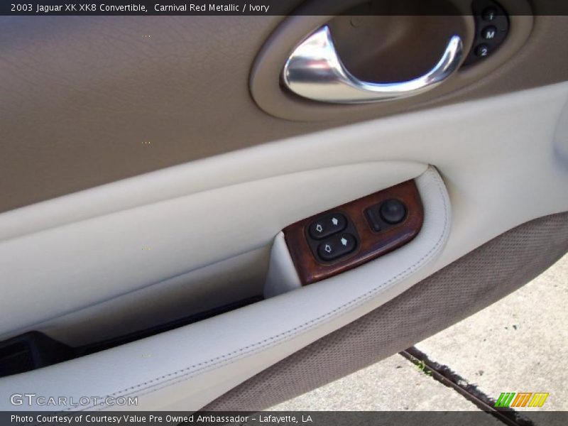 Carnival Red Metallic / Ivory 2003 Jaguar XK XK8 Convertible
