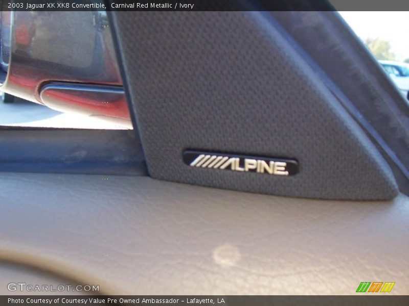 Carnival Red Metallic / Ivory 2003 Jaguar XK XK8 Convertible