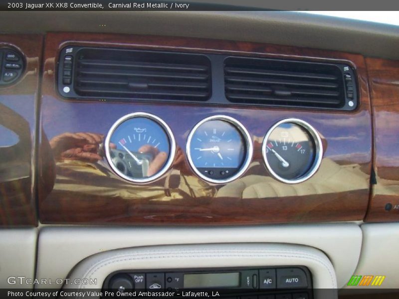 Carnival Red Metallic / Ivory 2003 Jaguar XK XK8 Convertible
