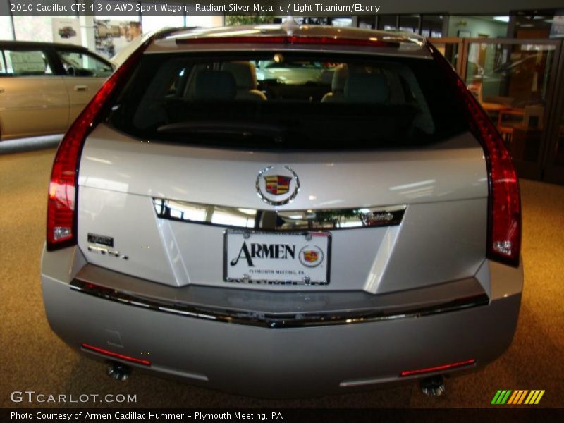 Radiant Silver Metallic / Light Titanium/Ebony 2010 Cadillac CTS 4 3.0 AWD Sport Wagon