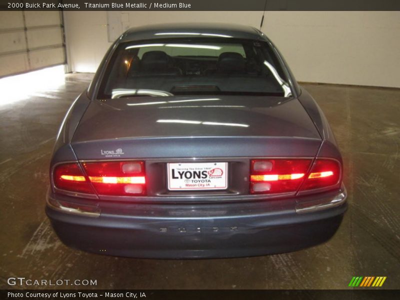 Titanium Blue Metallic / Medium Blue 2000 Buick Park Avenue