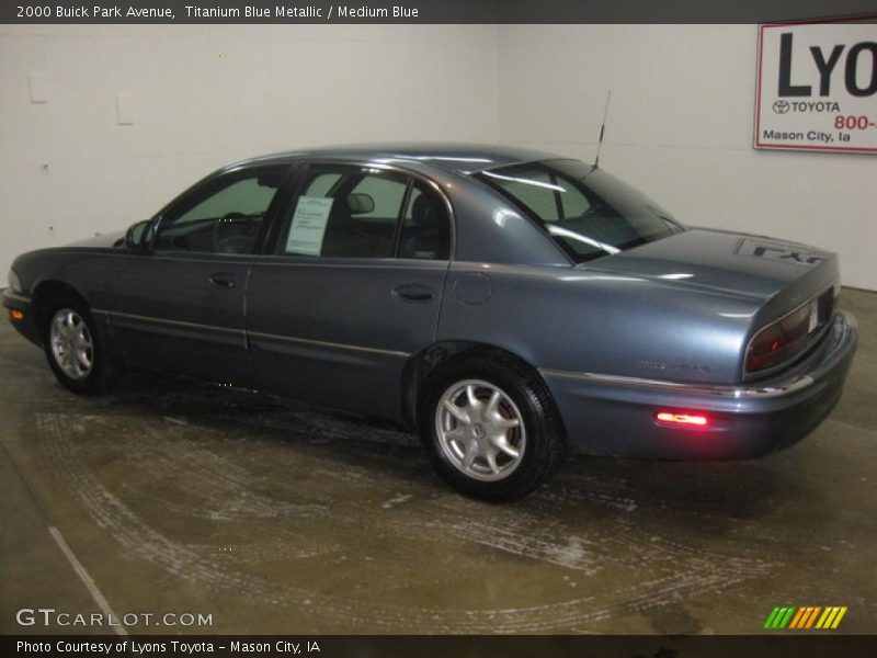 Titanium Blue Metallic / Medium Blue 2000 Buick Park Avenue