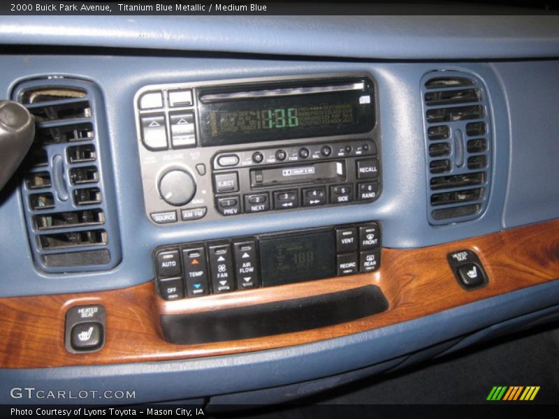 Titanium Blue Metallic / Medium Blue 2000 Buick Park Avenue