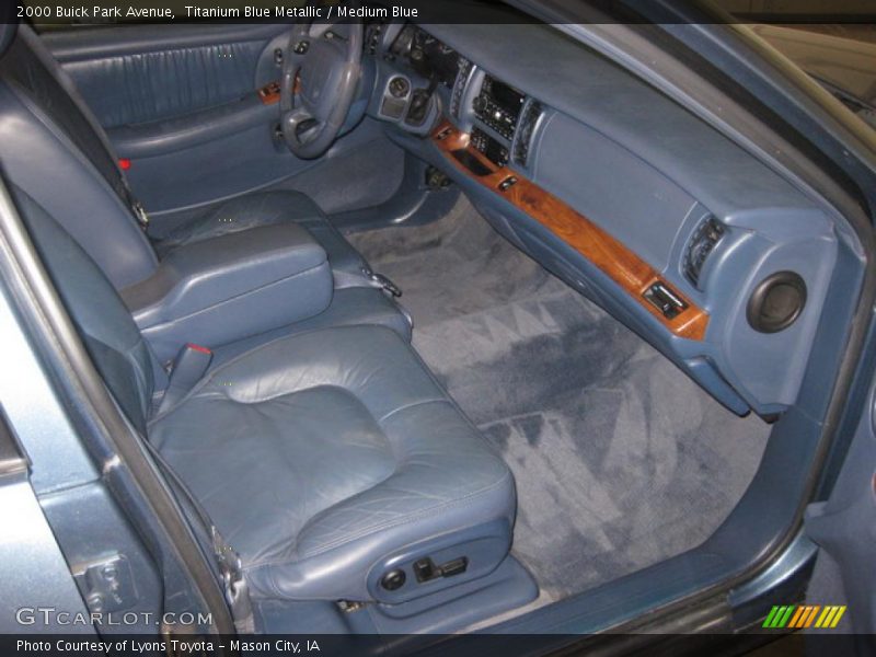 Titanium Blue Metallic / Medium Blue 2000 Buick Park Avenue