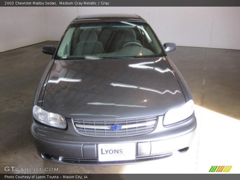 Medium Gray Metallic / Gray 2003 Chevrolet Malibu Sedan