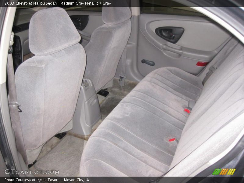 Medium Gray Metallic / Gray 2003 Chevrolet Malibu Sedan