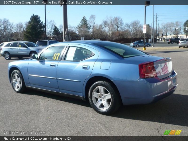 Marine Blue Pearl / Dark Slate Gray/Light Graystone 2007 Dodge Charger SXT