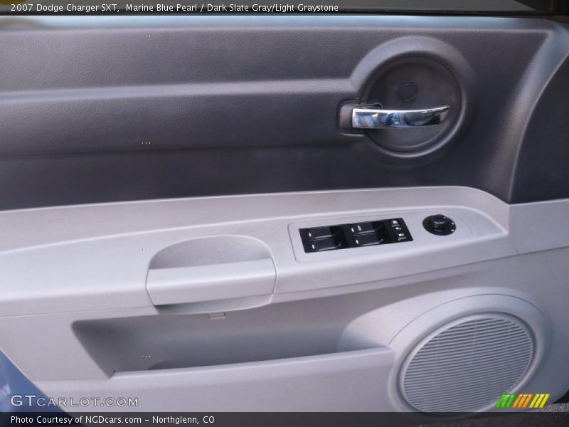 Marine Blue Pearl / Dark Slate Gray/Light Graystone 2007 Dodge Charger SXT