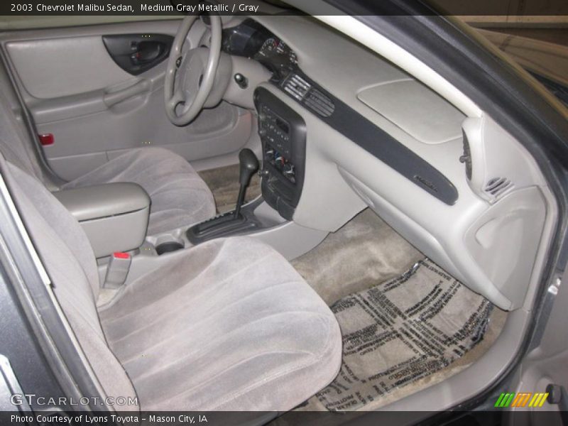 Medium Gray Metallic / Gray 2003 Chevrolet Malibu Sedan