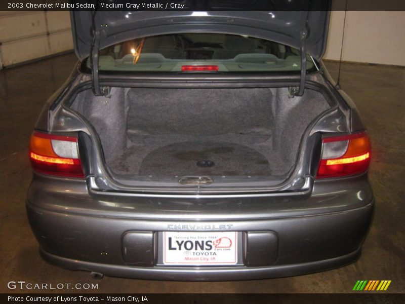 Medium Gray Metallic / Gray 2003 Chevrolet Malibu Sedan