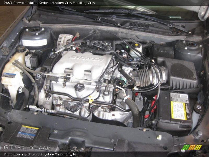 Medium Gray Metallic / Gray 2003 Chevrolet Malibu Sedan