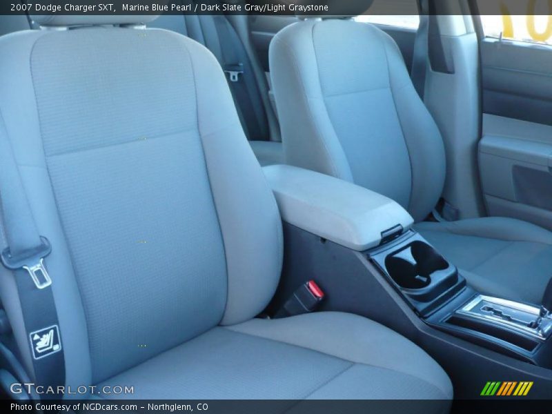Marine Blue Pearl / Dark Slate Gray/Light Graystone 2007 Dodge Charger SXT