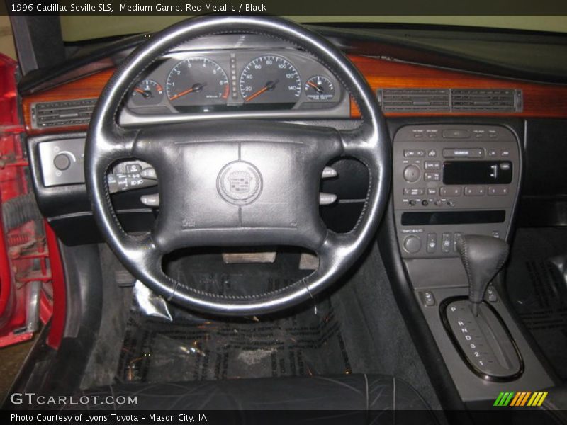 Medium Garnet Red Metallic / Black 1996 Cadillac Seville SLS