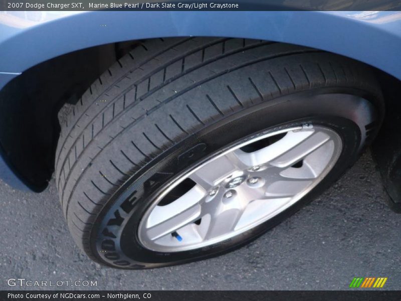 Marine Blue Pearl / Dark Slate Gray/Light Graystone 2007 Dodge Charger SXT