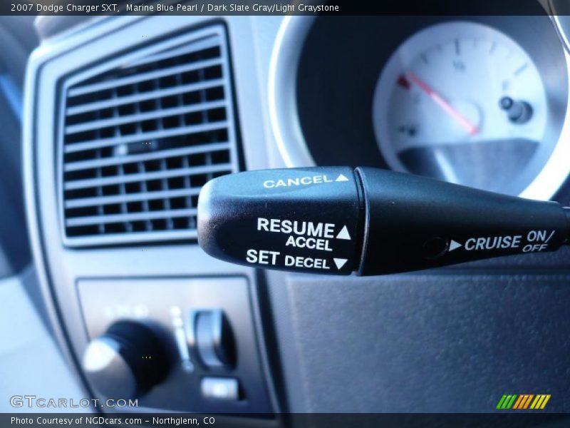 Marine Blue Pearl / Dark Slate Gray/Light Graystone 2007 Dodge Charger SXT