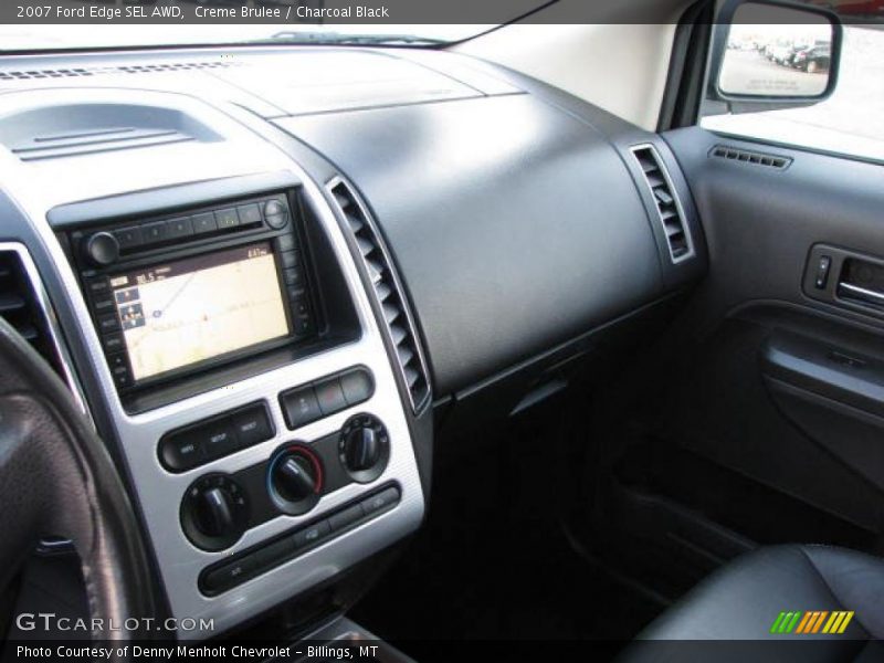 Creme Brulee / Charcoal Black 2007 Ford Edge SEL AWD