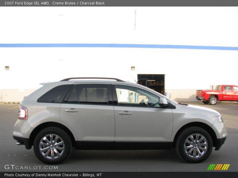 Creme Brulee / Charcoal Black 2007 Ford Edge SEL AWD