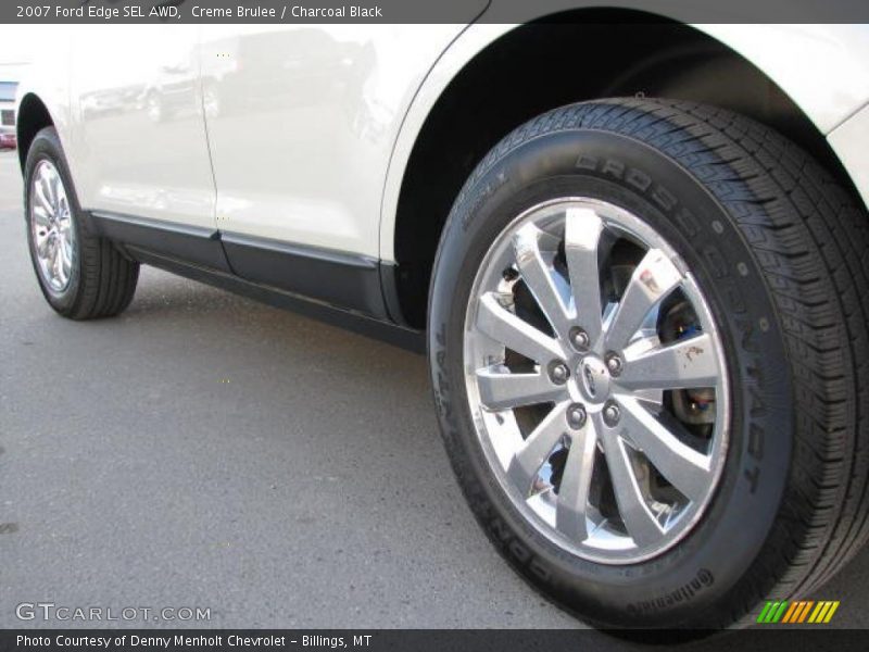 Creme Brulee / Charcoal Black 2007 Ford Edge SEL AWD