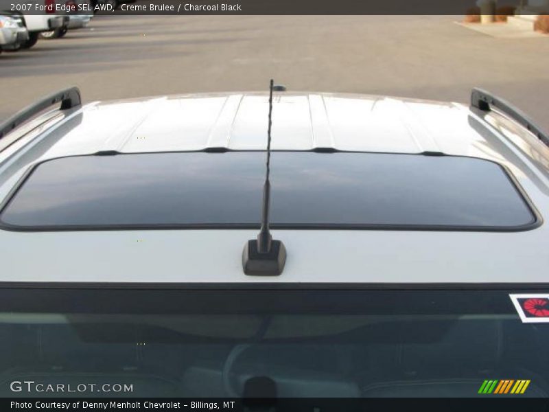 Creme Brulee / Charcoal Black 2007 Ford Edge SEL AWD