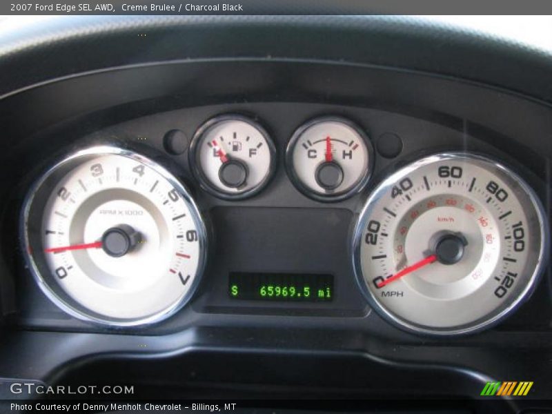 Creme Brulee / Charcoal Black 2007 Ford Edge SEL AWD