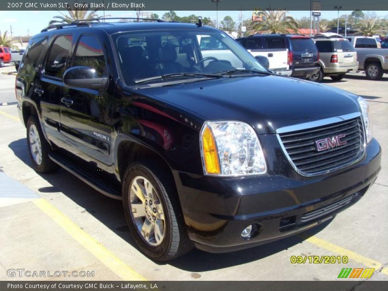 Onyx Black / Ebony Black 2007 GMC Yukon SLT